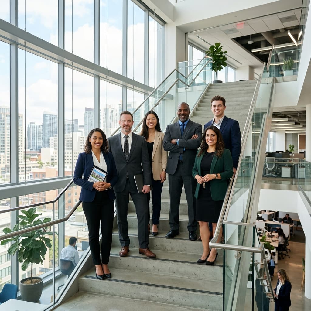 Our professional real estate team